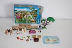 Playmobil 5227 paddock met paardenfamilie, Enlèvement ou Envoi, Utilisé, Ensemble complet