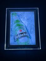 Heineken bier led licht reclame, Verzamelen, Reclamebord, Plaat of Schild, Heineken, Ophalen of Verzenden, Zo goed als nieuw
