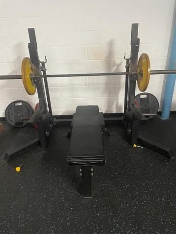Professionele powerlifting bench press,squat, Ophalen, Gebruikt, Overige typen, Metaal