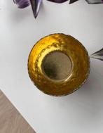 Foglia Moderne Zwart/Goud Decoratieve Kom/Karsenhouder, Zwart, Nieuw, Ophalen of Verzenden, Metaal