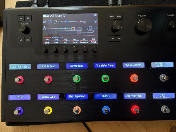 Line6 Helix Floor, Muziek en Instrumenten, Effecten, Gebruikt, Chorus, Delay of Echo, Distortion, Overdrive of Fuzz, Reverb, Volume