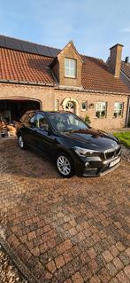 Bmw x1, automaat - benzine - trekhaak, Auto's, Zwart, 1600 cc, Zwart, Leder