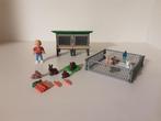 PLaymobil jongen en konijnenhok - compleet, Ophalen of Verzenden, Zo goed als nieuw, Complete set