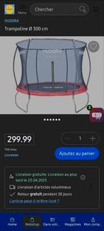 Nouveau Trampoline de 3m de diamètre, Kinderen en Baby's, Speelgoed | Buiten | Trampolines, Ophalen, Nieuw