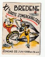 LUCIFERS  OUDE   BREDENE GROTE  ZOMERCAVALCADE  1958, Verzamelen, Verzenden, Nieuw, Luciferdoosjes of -merken