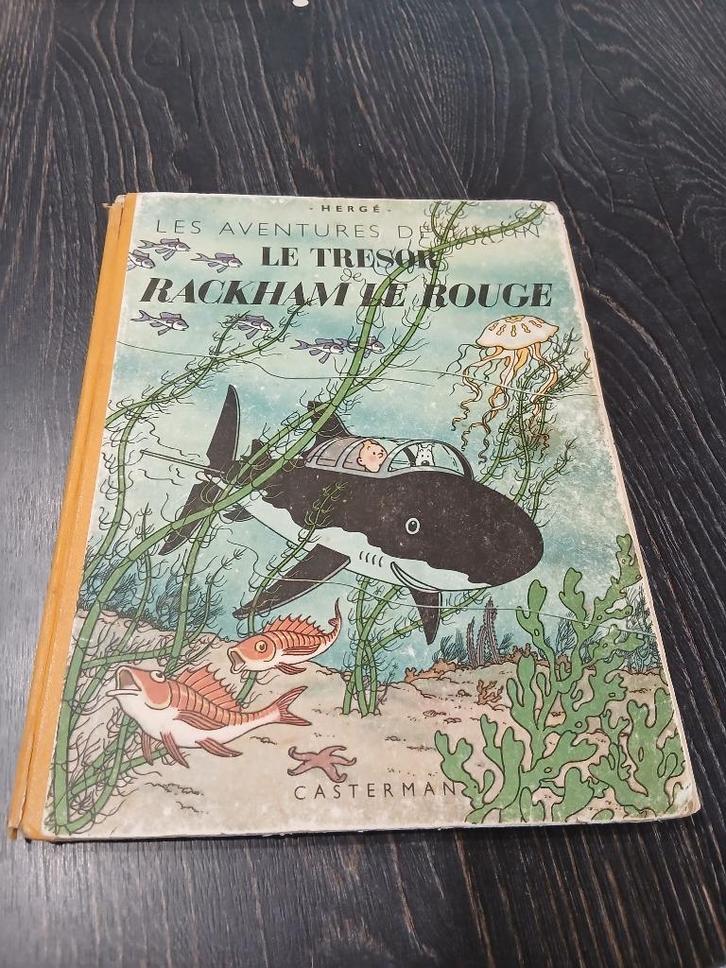 Hergé - Kuifje - De schat van Rackam de Rode - EO A24 BE, Boeken, Stripverhalen, Ophalen of Verzenden