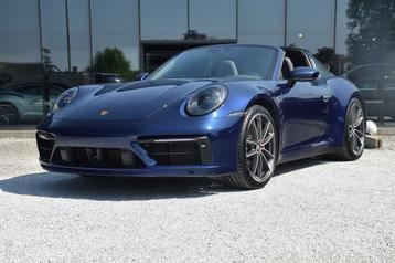 Porsche 911 TARGA 4S SPORT DESIGN PANO MATRIX (bj 2021), Auto's, Automaat, Gebruikt, 1675 kg, Blauw