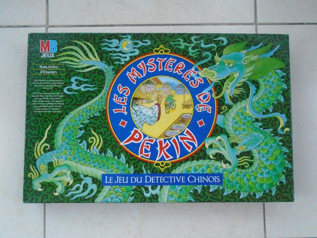 Jeu de société - Les Mystères de Pékin - MB  Vintage, Hobby & Loisirs créatifs, Jeux de société | Jeux de plateau, Utilisé, 1 ou 2 joueurs