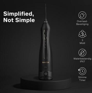 Bintoi iSonic Black Series F600 Waterflosser Flosapparaten beschikbaar voor biedingen