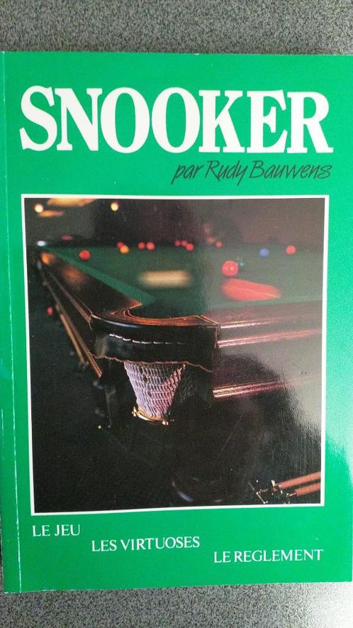 Livre SNOOKER par Rudy Bauwens, Sport en Fitness, Biljarten en Poolen, Nieuw, Snookertafel, Ophalen of Verzenden