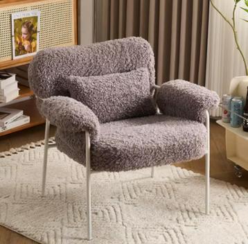 Chaise design Bollo 45 x 46 x 68 cm, Neuf, Gris, Enlèvement ou Envoi, Autres matériaux
