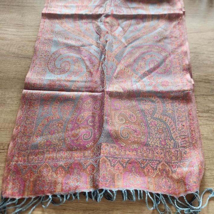 Puur zijden Jacquard sjaal – Handgeweven, Kleding | Dames, Dames-kledingpakketten, Nieuw, Ophalen of Verzenden