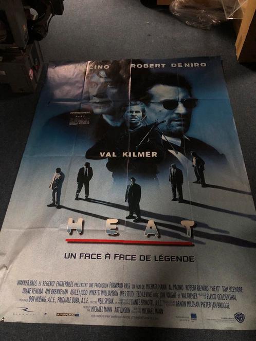 Grote filmposter HEAT - De Niro/Pacino 157 op 115 cm, Verzamelen, Film en Tv, Gebruikt, Film, Ophalen of Verzenden