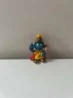 mooie koning smurf Peyo/schleich, Comme neuf, Enlèvement ou Envoi, Autres Schtroumpfs, Poupée, Figurine ou Peluche