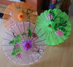PARASOL OOSTERS VOILE 3 stuks oranje, paars en groen, Ophalen of Verzenden, Nieuw