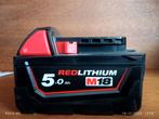 Milwaukee M18 B5 Accu 18V 5.0Ah Li-Ion -, Doe-het-zelf en Bouw, Ophalen