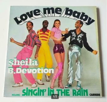 LP vinyle Sheila B. Devotion Love me baby disco pop