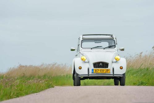 Citroen 2 CV 6 Club, Auto's, Oldtimers, Bedrijf, Te koop, Citroën, Benzine, Berline, 4 deurs, Handgeschakeld, Wit, Voorwielaandrijving