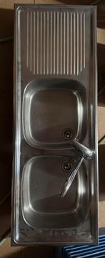 Dubbele Spoelbak, Ophalen, Gebruikt, Minder dan 50 cm