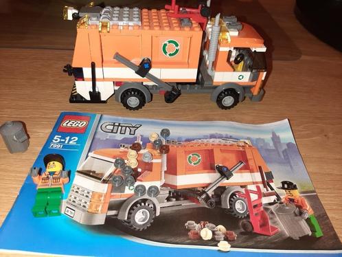 Lego Set 7991 Recycle Truck, Kinderen en Baby's, Speelgoed | Duplo en Lego, Zo goed als nieuw, Lego, Complete set, Ophalen of Verzenden