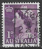 Australie 1953 - Yvert 196 - Koningin Elisabeth II (ST), Timbres & Monnaies, Timbres | Océanie, Affranchi, Envoi