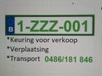 Z-plaat-keuring voor verkoop, transport 0486 18 18 46, Ophalen of Verzenden
