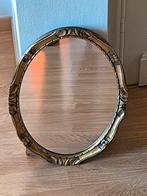 Vergulde ovale spiegel, Antiquités & Art, Antiquités | Miroirs, Enlèvement ou Envoi