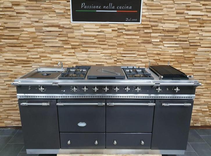 🔥Luxe Lacanche Fornuis 180cm Mocca rvs 3 ovens Multi Cooker, Elektronische apparatuur, Fornuizen, Zo goed als nieuw, Vrijstaand