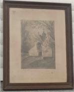 Eau forte épreuve d artiste signe pol craps, Antiek en Kunst, Ophalen of Verzenden