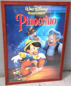 Ingekaderde Walt Disney poster Pinocchio, Collections, Disney, Comme neuf, Enlèvement, Image ou Affiche