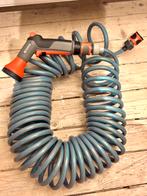 Tuyau d'arrosage en spirale Gardena complet, Enlèvement ou Envoi, Comme neuf, Tuyau d'arrosage