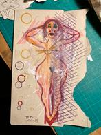 Erotische tekening “Kartoneske driften”, Ophalen of Verzenden