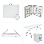 kampeer tafel  wit  180cm op 70 cm, Caravans en Kamperen, Ophalen, Zo goed als nieuw, Campingtafel