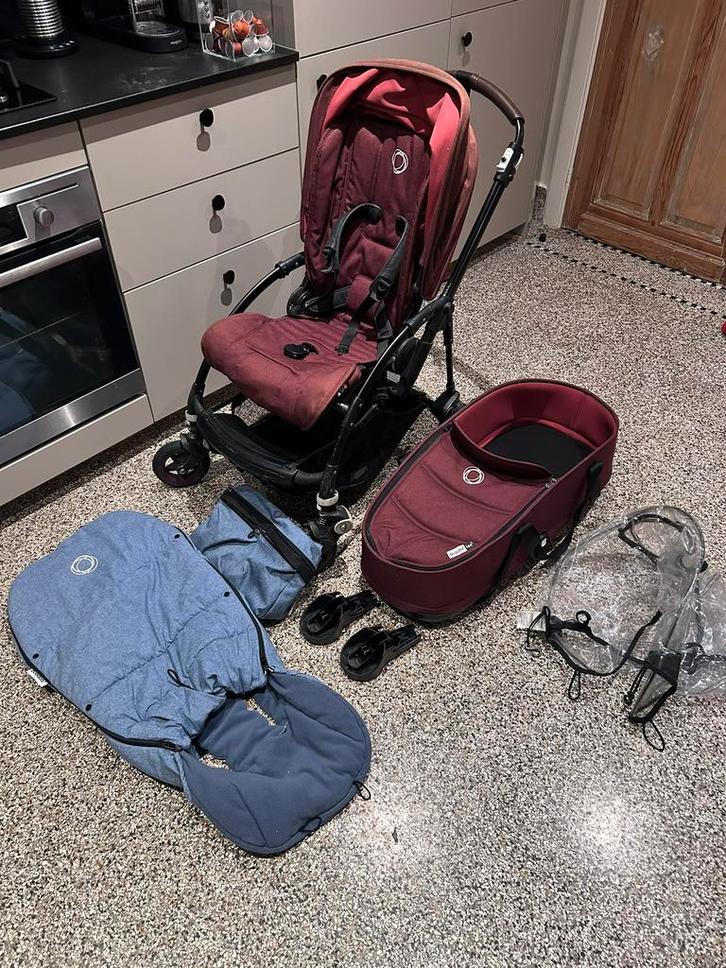 Kit complet Bugaboo Bee 5 poussette + accessoires (1.150€), Kinderen en Baby's, Kinderwagens en Combinaties, Zo goed als nieuw
