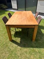 Tafel met 4 stoelen/living, Huis en Inrichting, Ophalen, Zo goed als nieuw