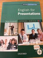 English for Presentations, Livres, Informatique & Ordinateur, Neuf, Domaine spécialisé ou Industrie, Enlèvement, Marion Grussendorf