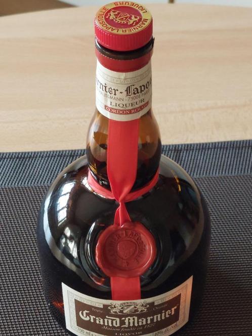 Grand Marnier — Cordon Rouge — liqueur 70 cl - ouvert, Collections, Vins, Comme neuf, Autres types, France, Enlèvement ou Envoi