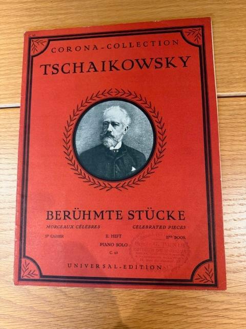 Tschaikowsky —  Berühmte Stücke, Heft II, Musique & Instruments, Partitions, Utilisé, Artiste ou Compositeur, Classique, Piano