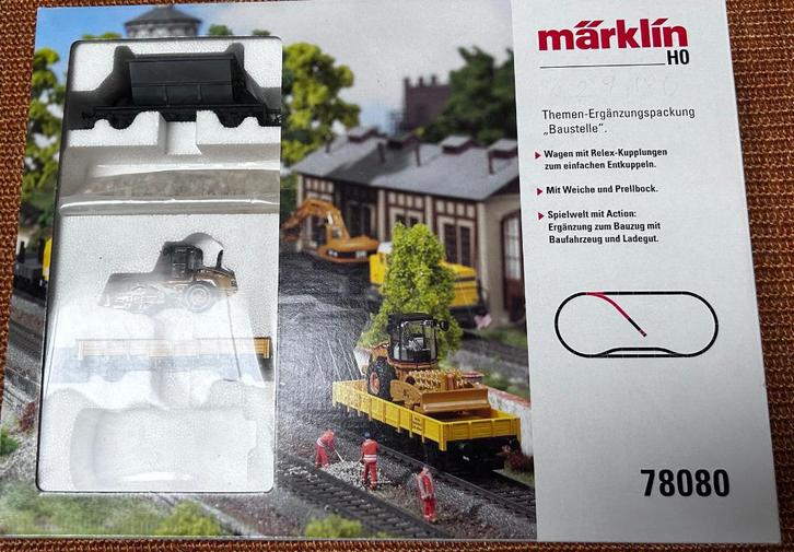 3265. Set van 2 DB H0 Märklin-auto's., Hobby en Vrije tijd, Modeltreinen | H0, Gebruikt, Wagon, Märklin, Ophalen of Verzenden