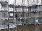 lege kooien van IBC containers voor brandhout of dakpannen, Ophalen