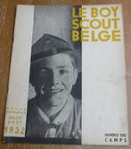 Le Boy Scout belge de juillet 1932 Hergé Tintin Scoutisme, Collections, Personnages de BD, Livre ou Jeu, Tintin, Utilisé, Enlèvement ou Envoi