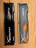HyperX Fury zwart  DDR4 16GB (Kit 2x8GB), 2666MHz,, Computers en Software, RAM geheugen, DDR4, Ophalen of Verzenden, Zo goed als nieuw
