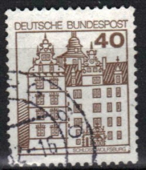 Duitsland Bundespost 1979-1980 - Yvert 876 - Kastelen (ST), Timbres & Monnaies, Timbres | Europe | Allemagne, Affranchi, Envoi