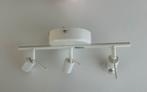 Luminaire blanc (3 spots halogènes), Maison & Meubles, Enlèvement, Comme neuf