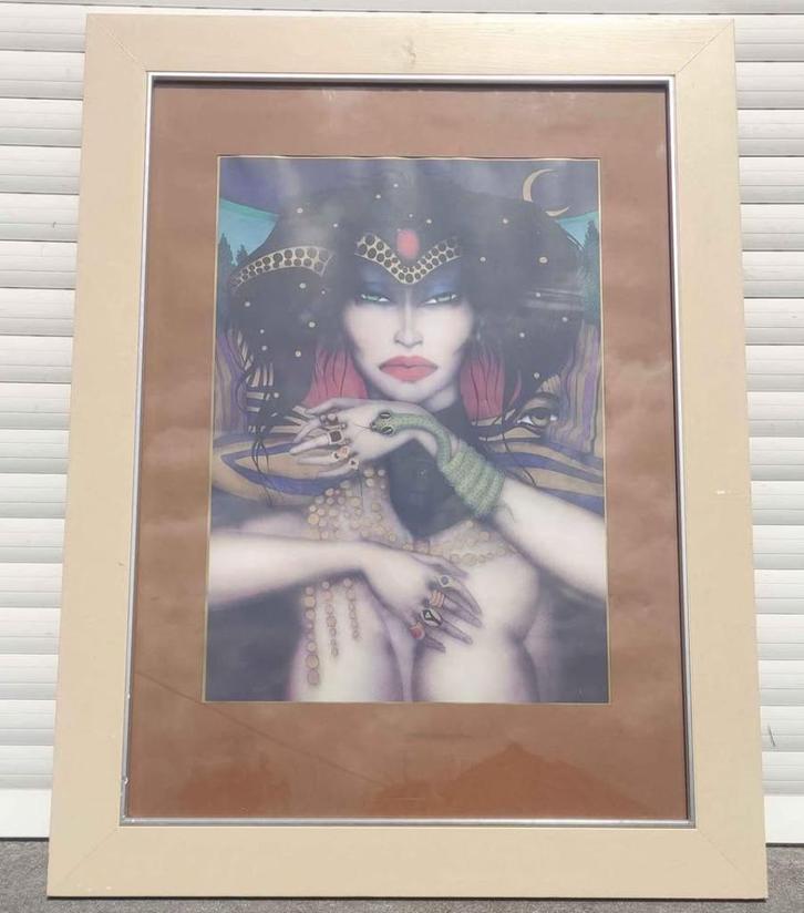 Lithographie signe Jef van tuerenhout, Antiek en Kunst, Kunst | Litho's en Zeefdrukken, Ophalen of Verzenden