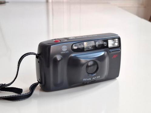 Minolta Riva AF-35 - Analoge Point&Shoot, Audio, Tv en Foto, Fotocamera's Analoog, Zo goed als nieuw, Minolta, Ophalen of Verzenden