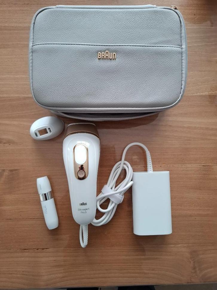 Epilateur à lumière pulsée - Braun Silk expert Pro5, Handtassen en Accessoires, Uiterlijk | Lichaamsverzorging, Nieuw, Ophalen