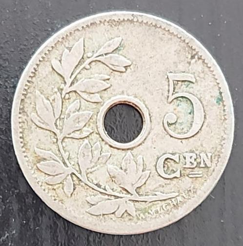 Belgium 1905 - 5 Centiem VL - Leopold II - Morin 276 - ZFr, Timbres & Monnaies, Monnaies | Belgique, Monnaie en vrac, Envoi