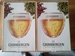 Lot de 2 verres à Grimbergen, Collections, Enlèvement ou Envoi, Neuf, Verre à bière