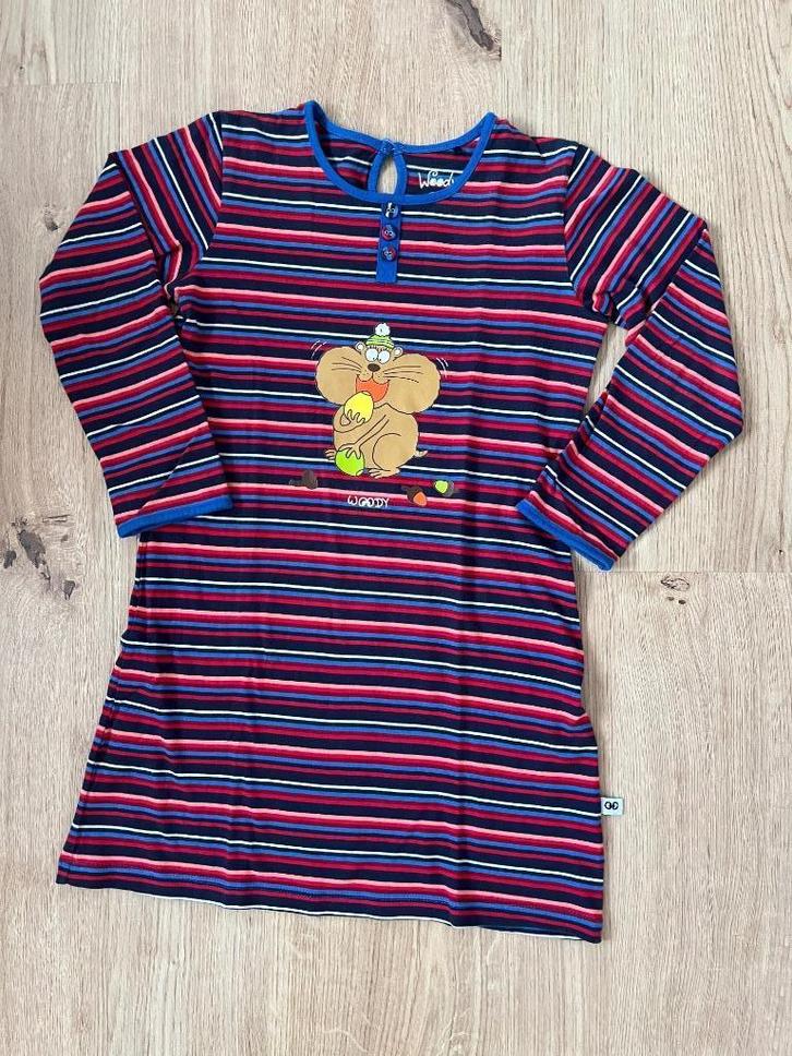 WOODY, 2 x slaapkleedje 6A / 116 - 122, Kinderen en Baby's, Kinderkleding | Maat 116, Meisje, Nacht- of Onderkleding, Ophalen of Verzenden